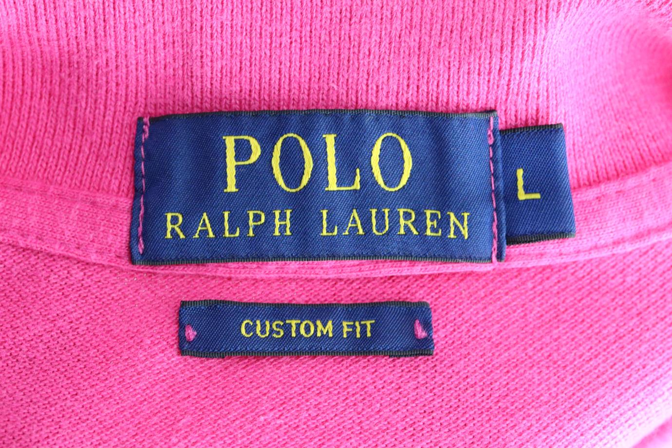POLO RALPH LAUREN MEN'S REGULAR FIT COTTON PIQUÉ POLO SHIRT LARGE - Image 4