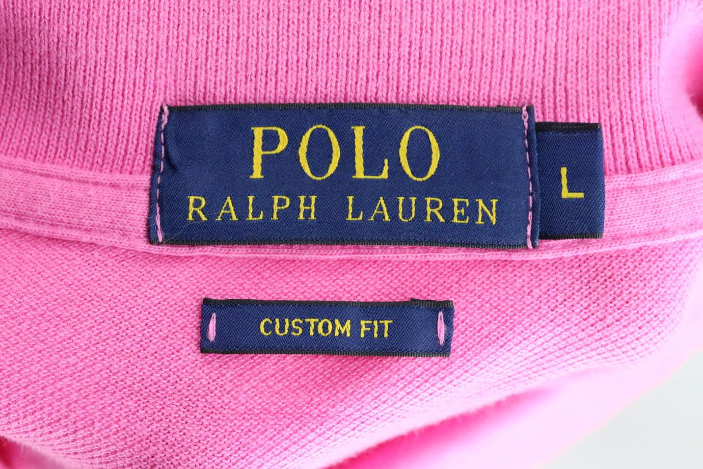 POLO RALPH LAUREN MEN'S REGULAR FIT COTTON PIQUÉ POLO SHIRT LARGE - Image 4