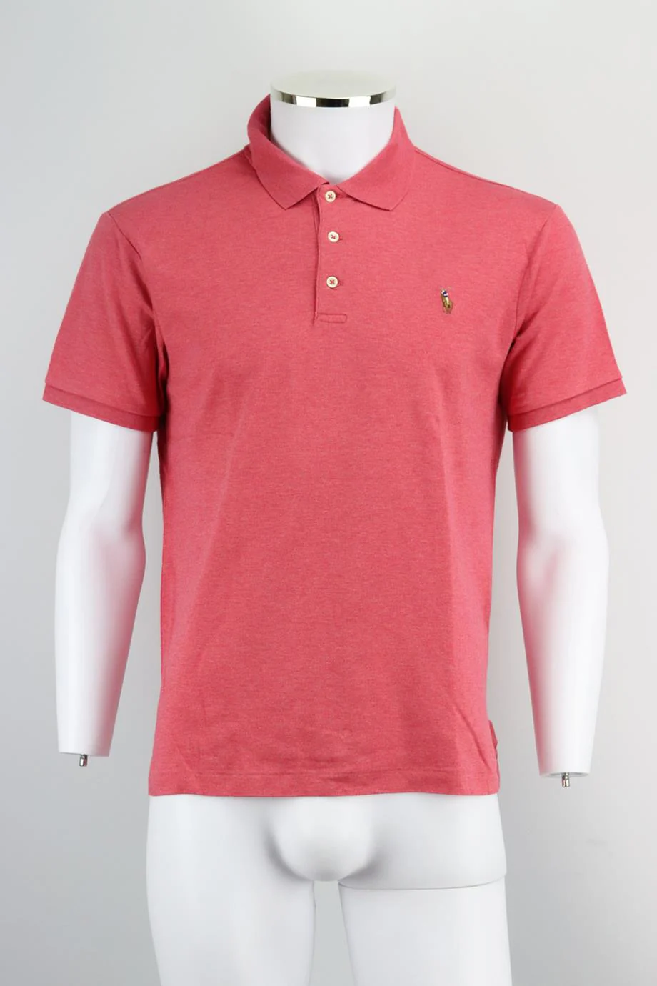POLO RALPH LAUREN MEN'S SLIM FIT COTTON JERSEY POLO SHIRT LARGE - Image 2