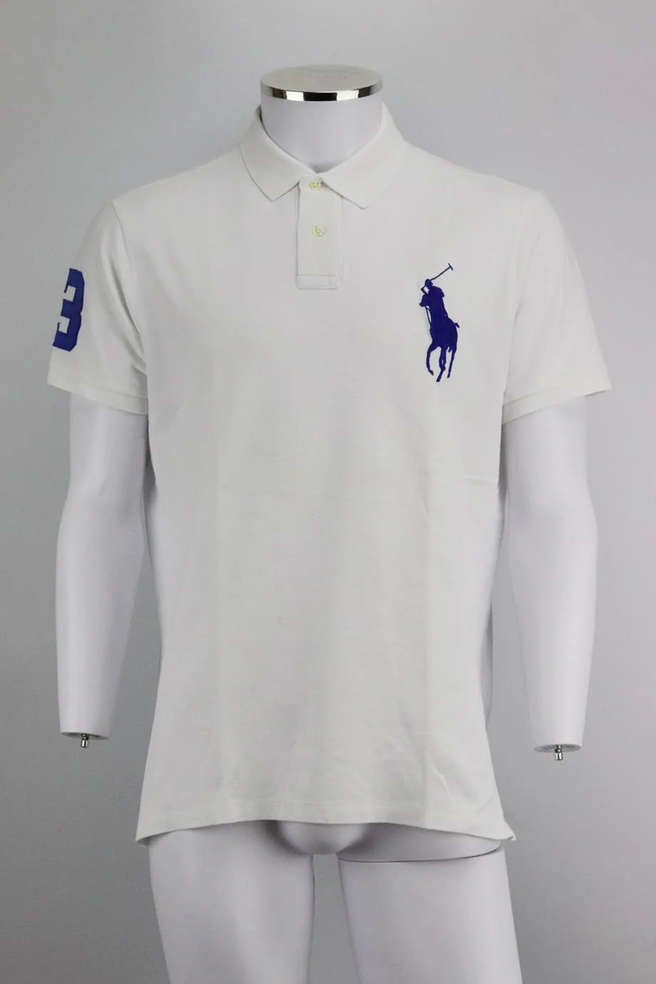 POLO RALPH LAUREN MEN'S SLIM FIT COTTON PIQUÉ POLO SHIRT LARGE - Image 2