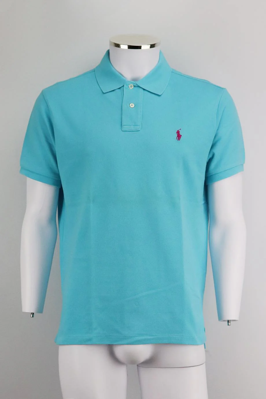 POLO RALPH LAUREN MEN'S SLIM FIT COTTON PIQUÉ POLO SHIRT LARGE - Image 2