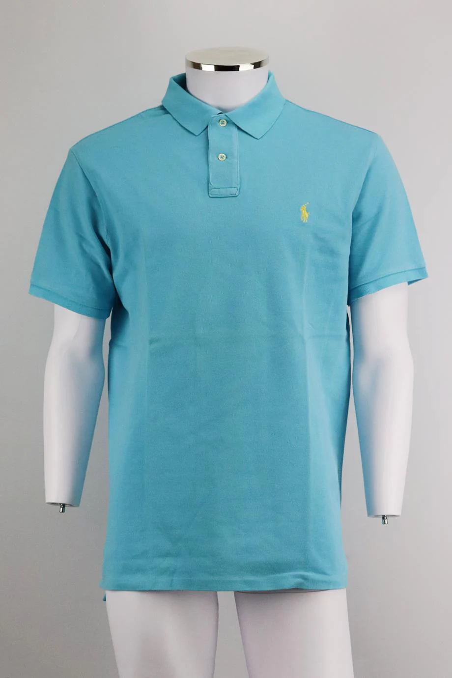 POLO RALPH LAUREN MEN'S SLIM FIT COTTON PIQUÉ POLO SHIRT LARGE - Image 2