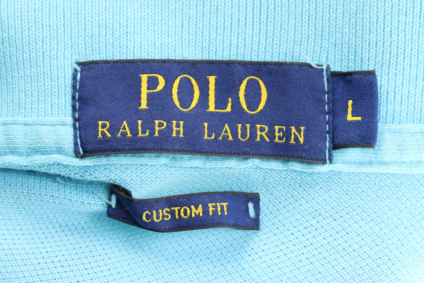 POLO RALPH LAUREN MEN'S SLIM FIT COTTON PIQUÉ POLO SHIRT LARGE - Image 4