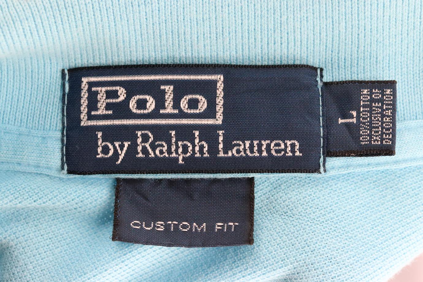 POLO RALPH LAUREN MEN'S SLIM FIT COTTON PIQUÉ POLO SHIRT LARGE - Image 4