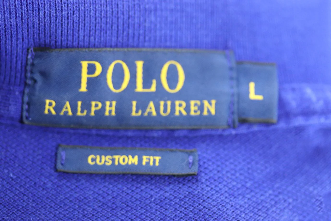 POLO RALPH LAUREN MEN'S SLIM FIT COTTON PIQUÉ POLO SHIRT LARGE - Image 4