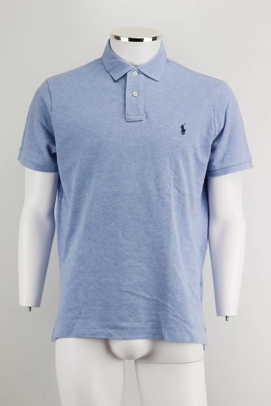 POLO RALPH LAUREN MEN'S SLIM FIT COTTON PIQUÉ POLO SHIRT LARGE - Image 2
