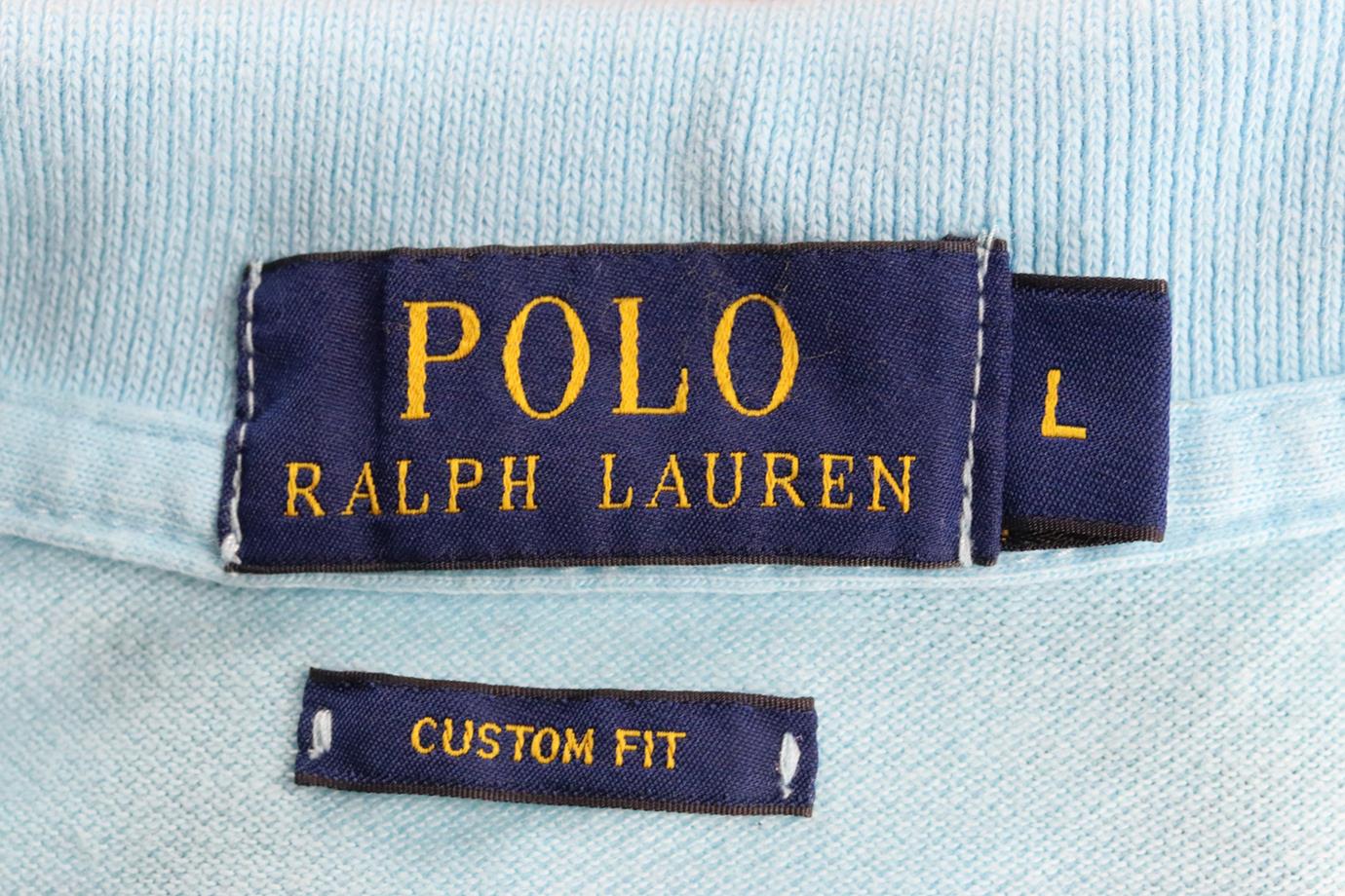 POLO RALPH LAUREN MEN'S SLIM FIT COTTON PIQUÉ POLO SHIRT LARGE - Image 4