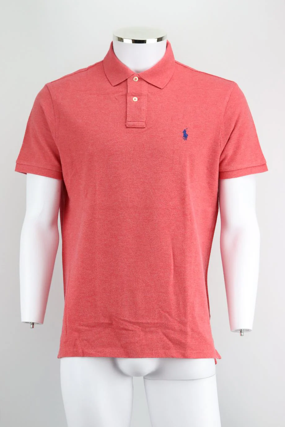 POLO RALPH LAUREN MEN'S SLIM FIT COTTON PIQUÉ POLO SHIRT LARGE - Image 2