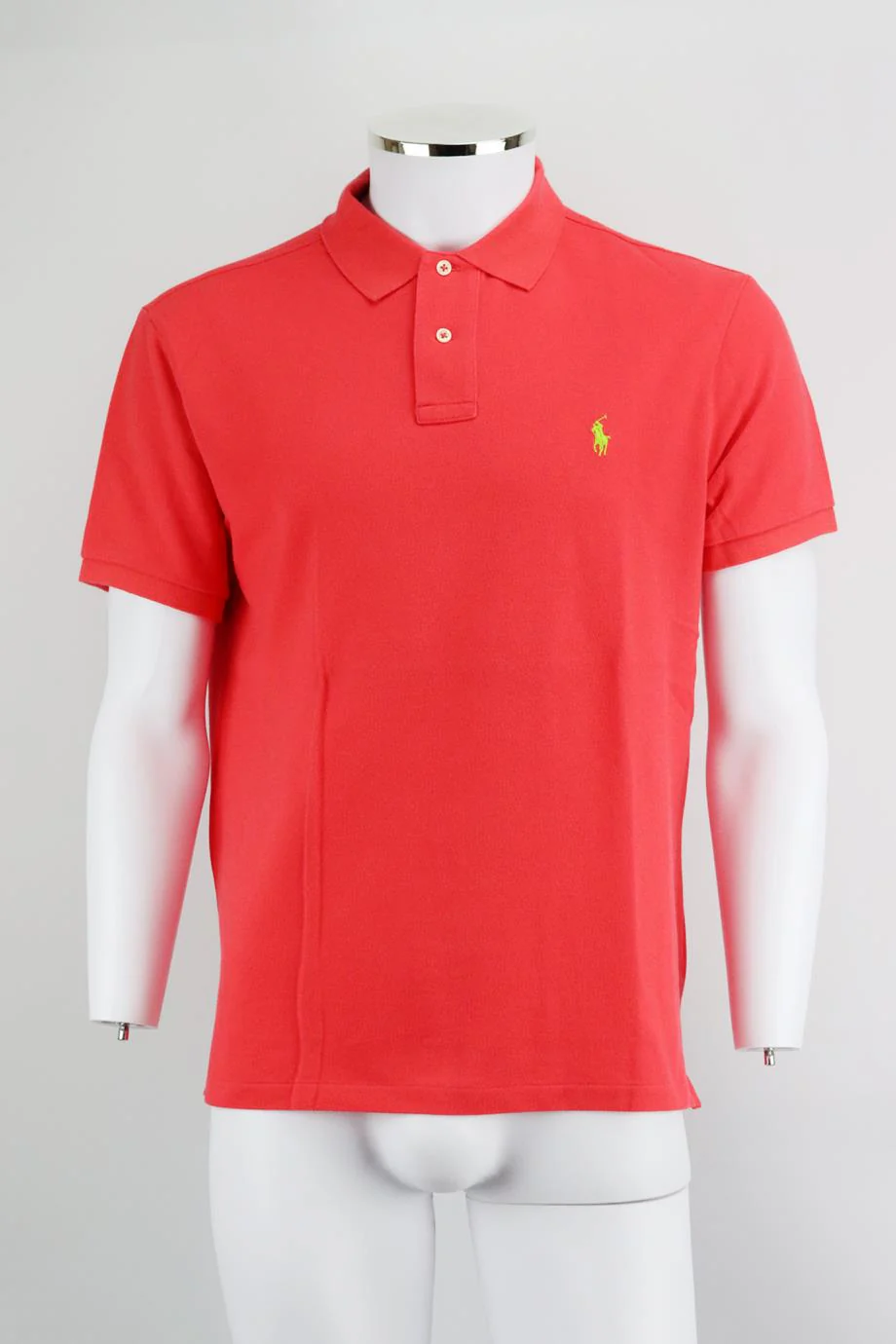 POLO RALPH LAUREN MEN'S SLIM FIT COTTON PIQUÉ POLO SHIRT LARGE - Image 2