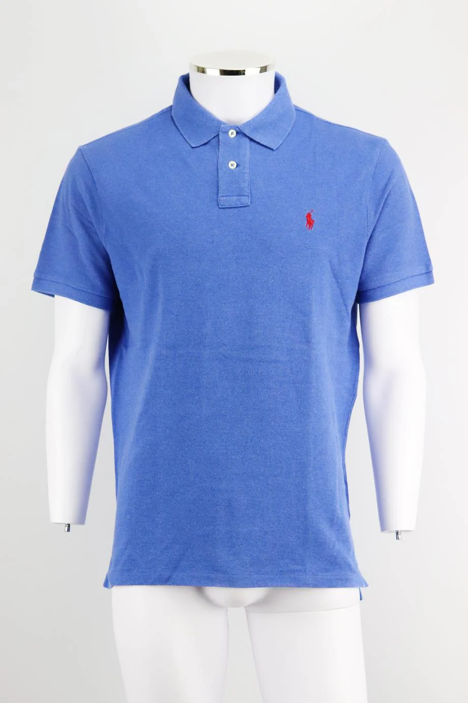 POLO RALPH LAUREN MEN'S SLIM FIT COTTON PIQUÉ POLO SHIRT LARGE - Image 2