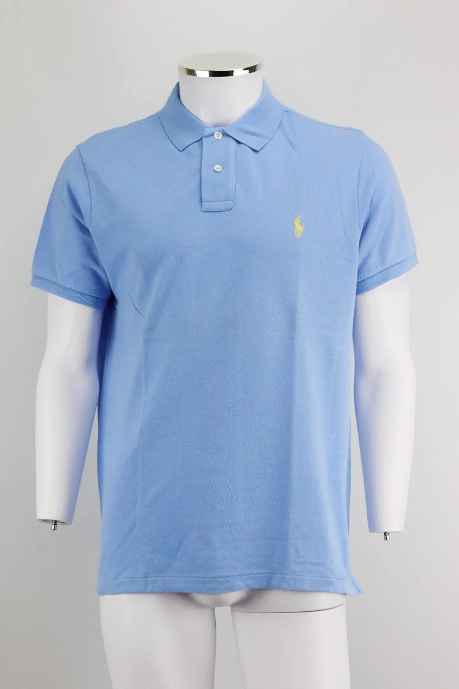 POLO RALPH LAUREN MEN'S SLIM FIT COTTON PIQUÉ POLO SHIRT LARGE - Image 2