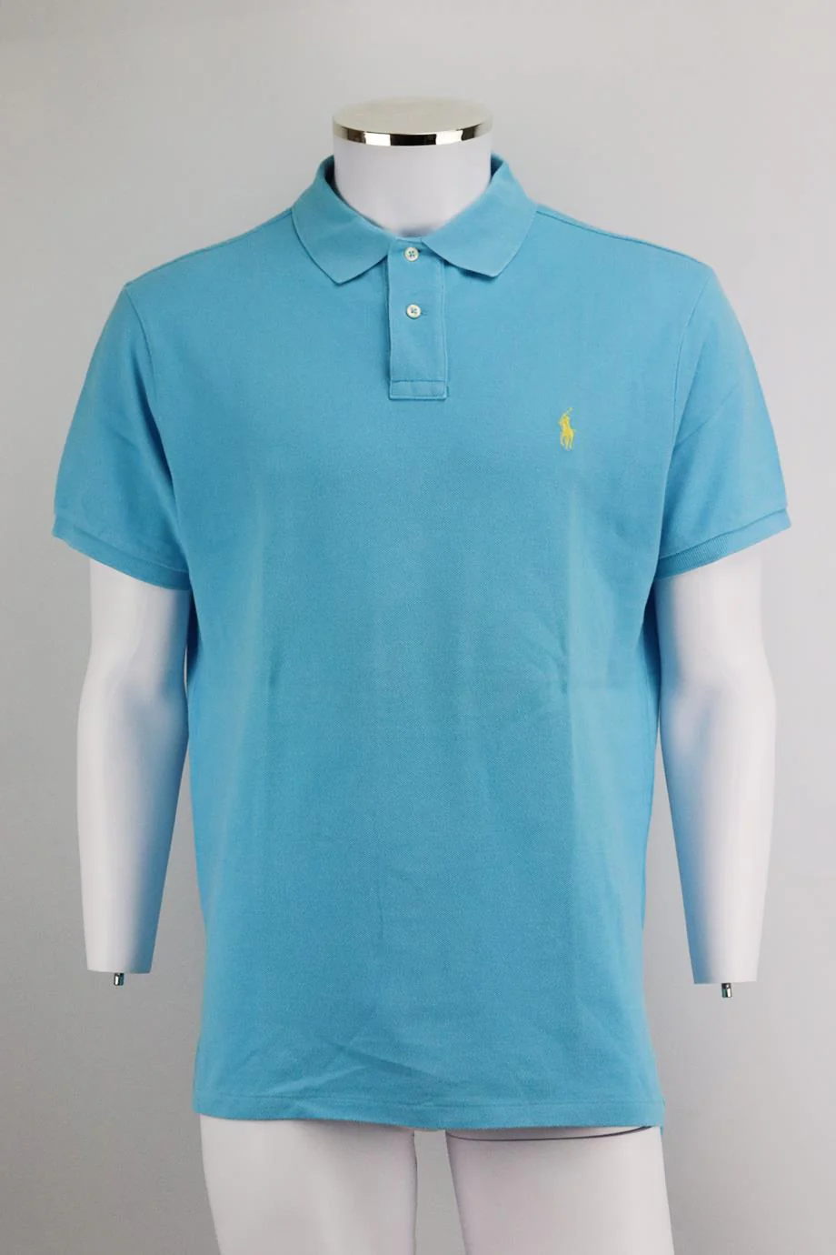 POLO RALPH LAUREN MEN'S SLIM FIT COTTON PIQUÉ POLO SHIRT LARGE - Image 2