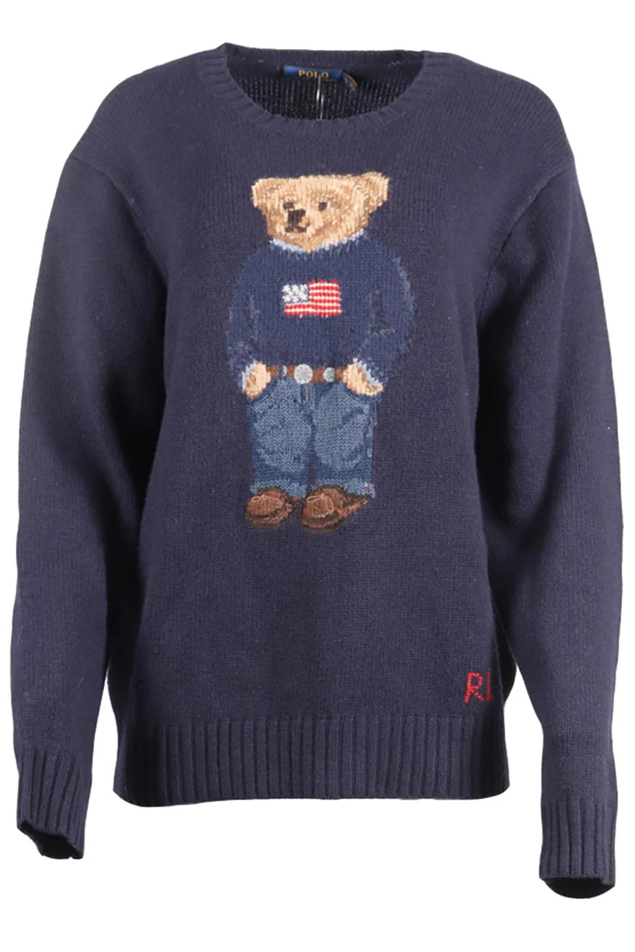 POLO RALPH LAUREN MEN'S WOOL BLEND SWEATER LARGE