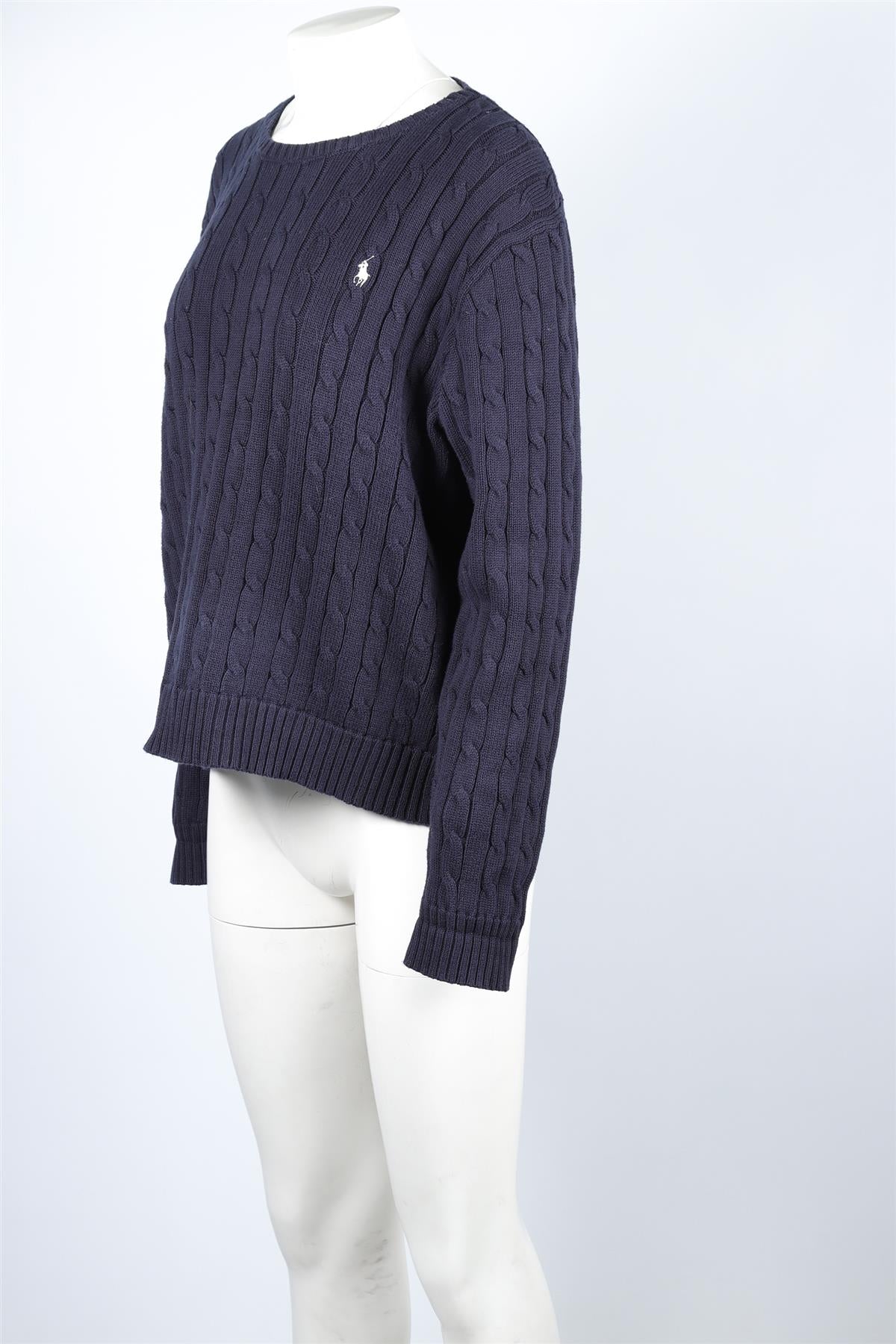 Polo Ralph Lauren Navy Cotton Sweater XXLARGE - Image 3