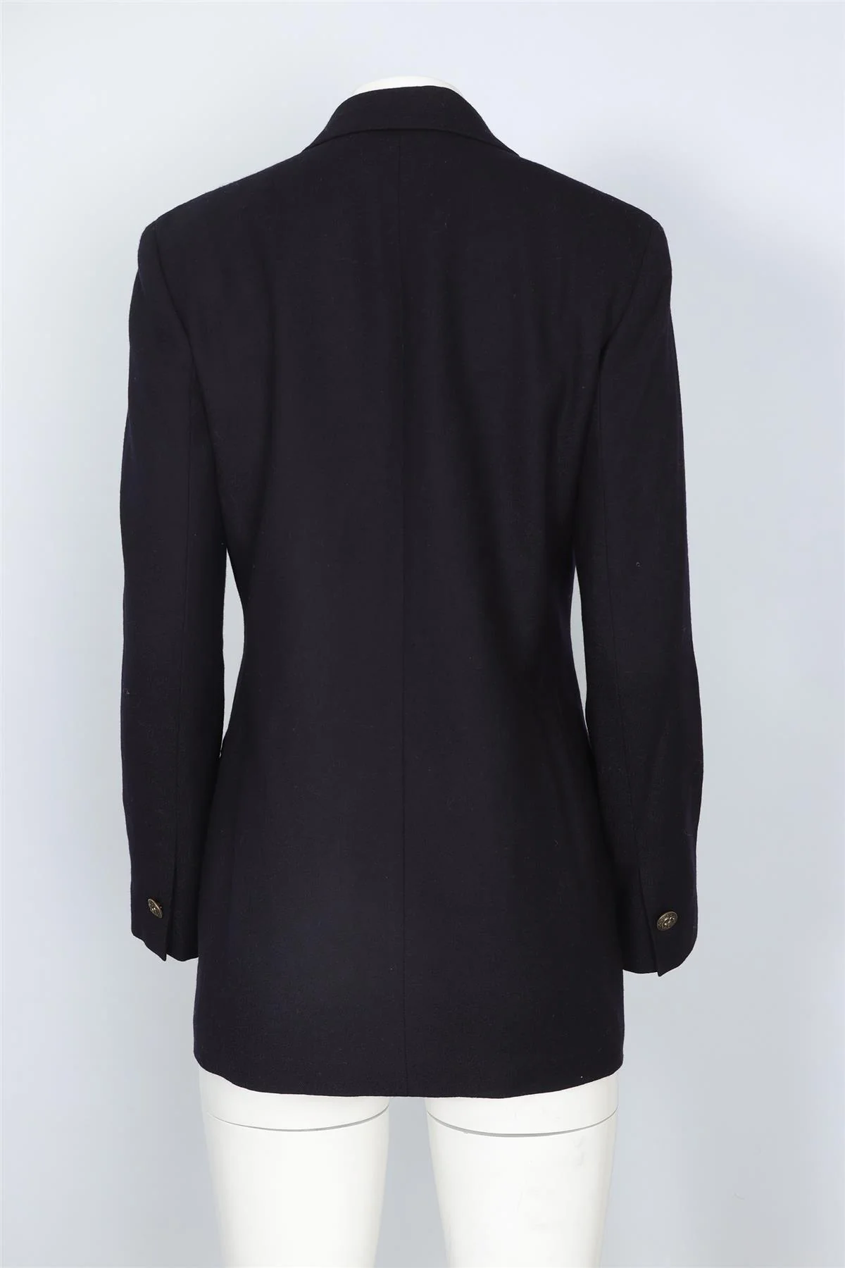 POLO RALPH LAUREN NAVY WOOL BLAZER UK 4 - Image 4
