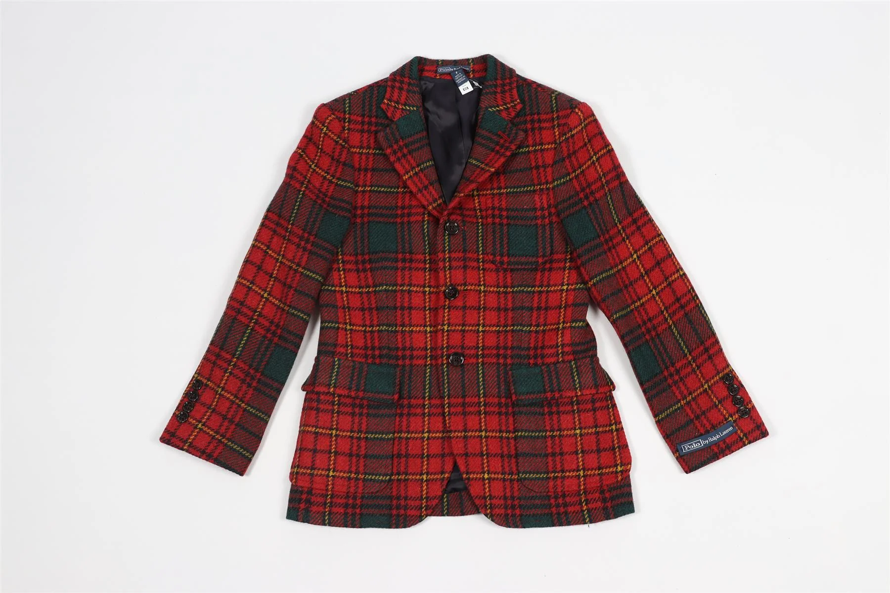 POLO RALPH LAUREN RED KIDS WOOL BLAZER 8 YEARS - Image 2