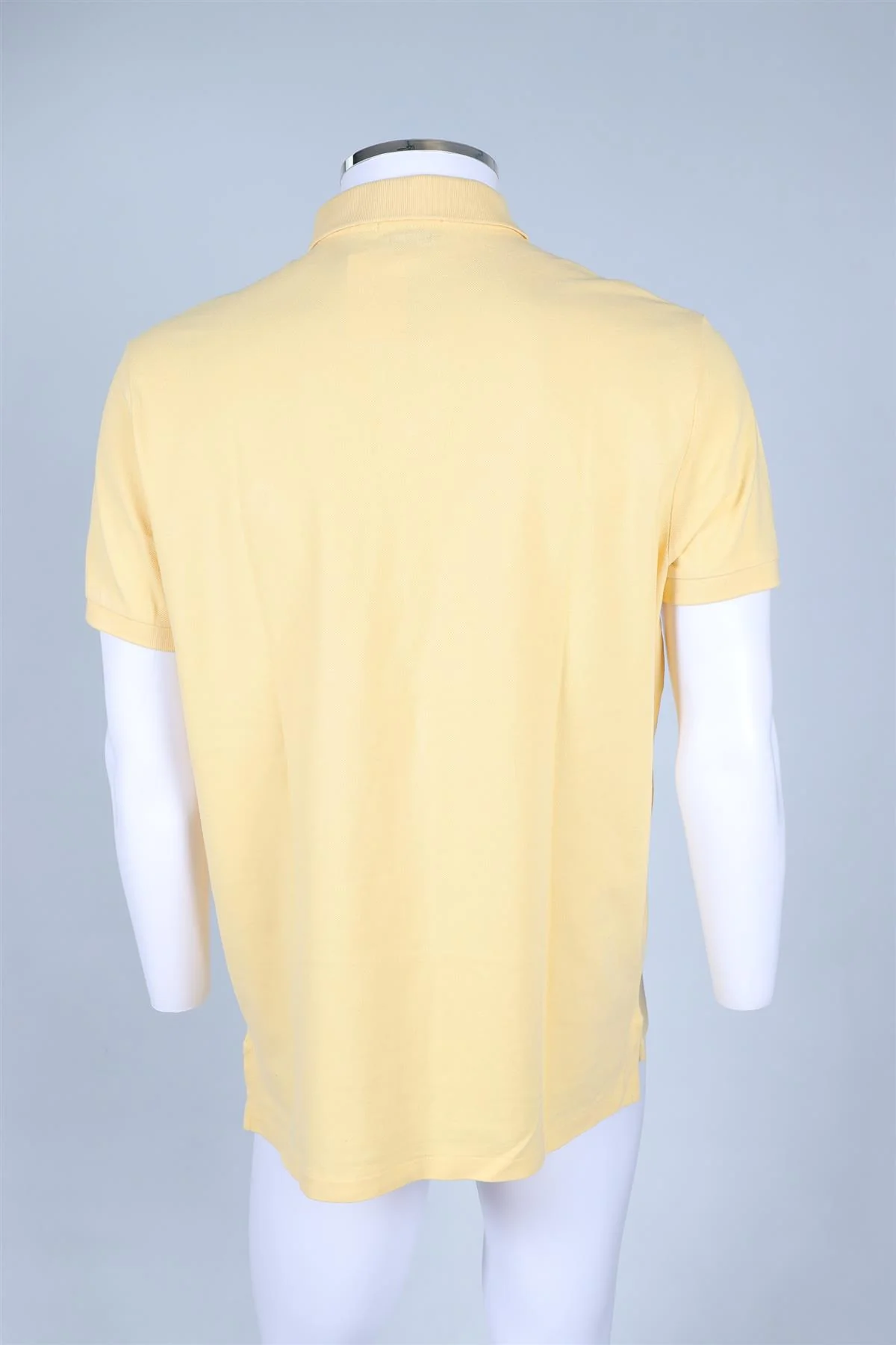 POLO RALPH LAUREN YELLOW MEN'S COTTON POLO SHIRT LARGE - Image 4