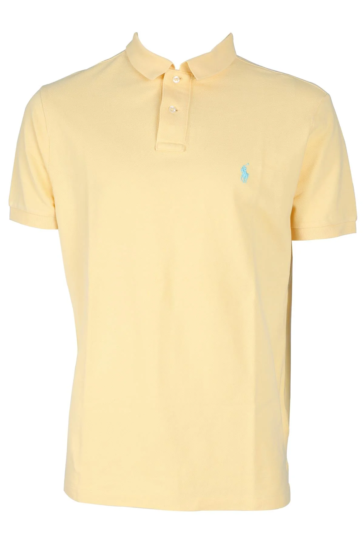 POLO RALPH LAUREN YELLOW MEN'S COTTON POLO SHIRT LARGE - Image 5