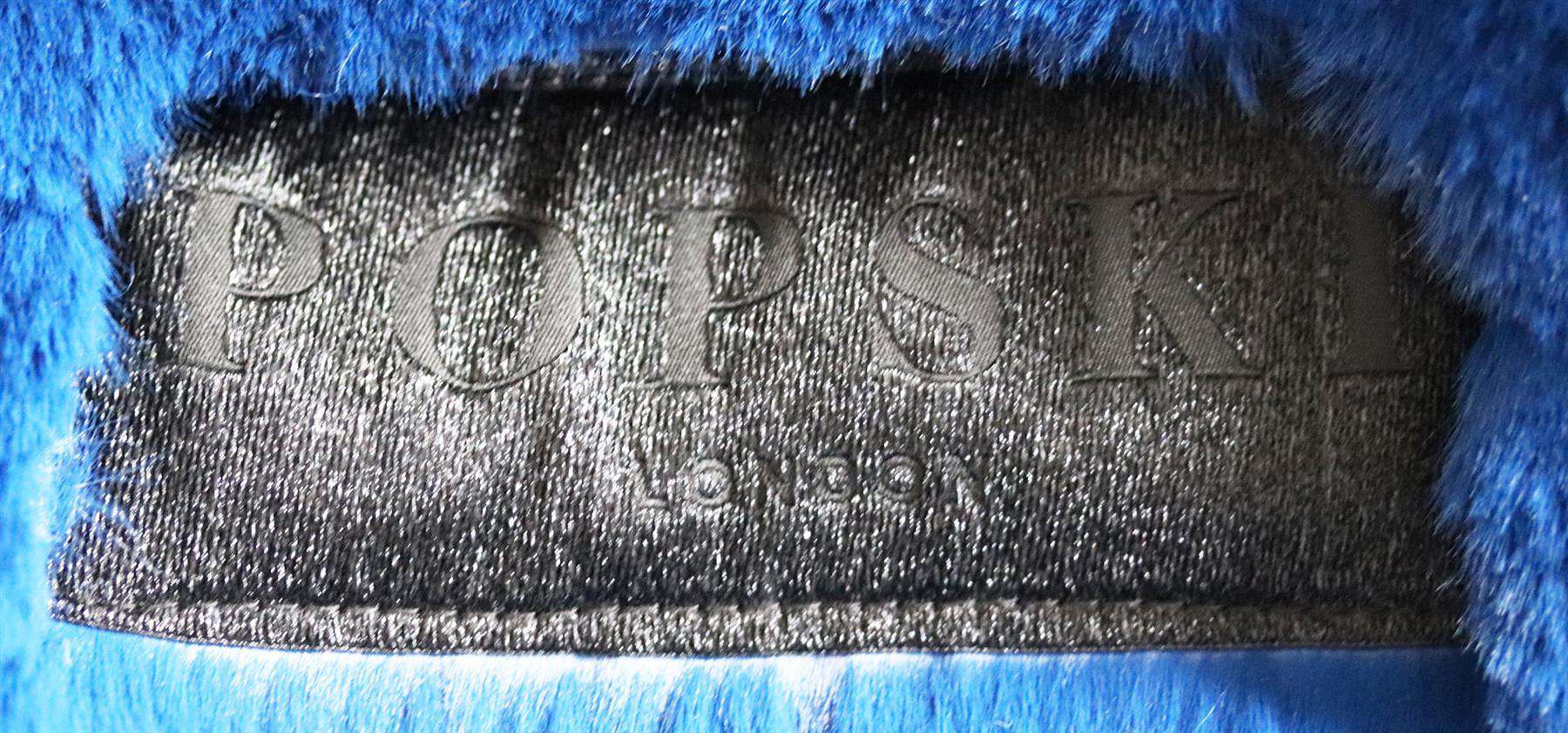 POPSKI LONDON KIDS GIRLS FAUX FUR LINED BOMBER JACKET 4 YEARS - Image 4