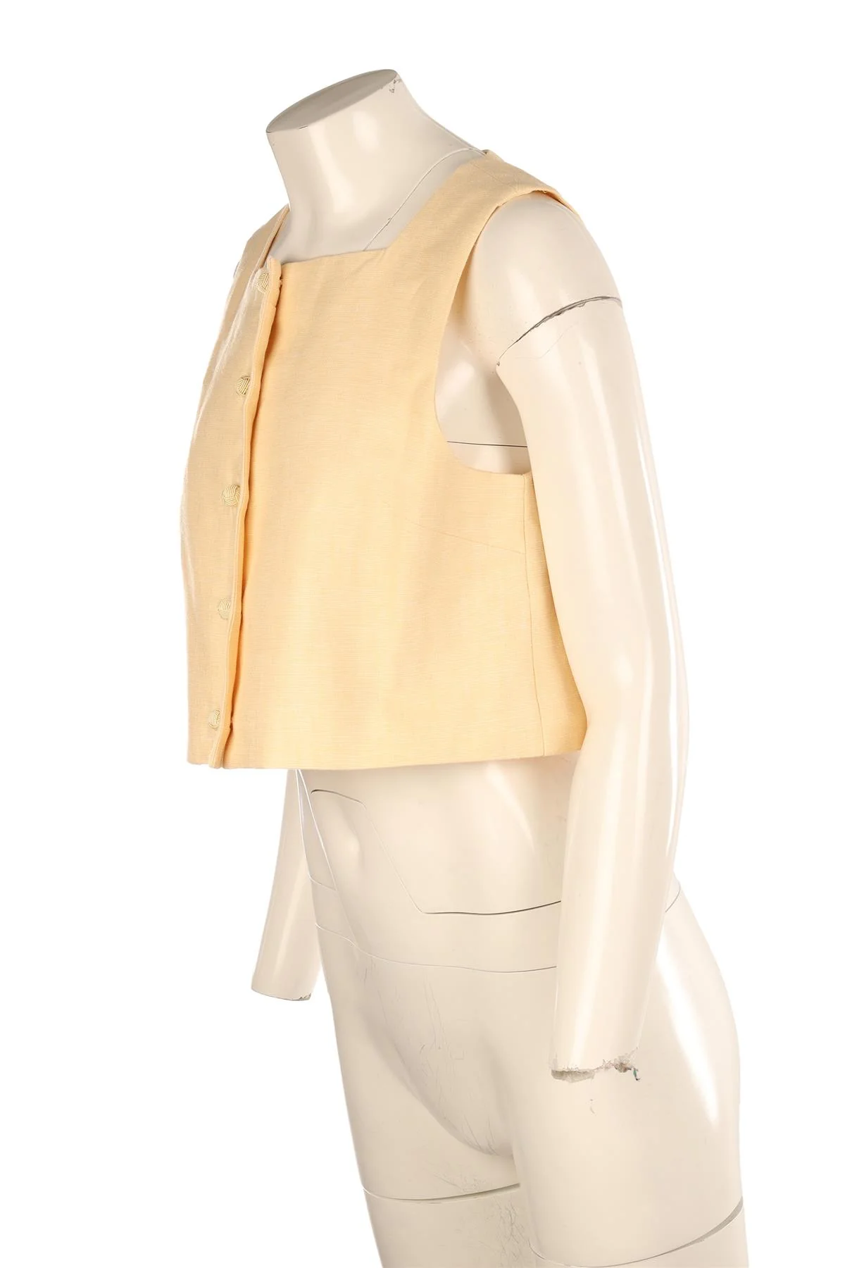 POSSE YELLOW LINEN TOP SMALL - Image 3
