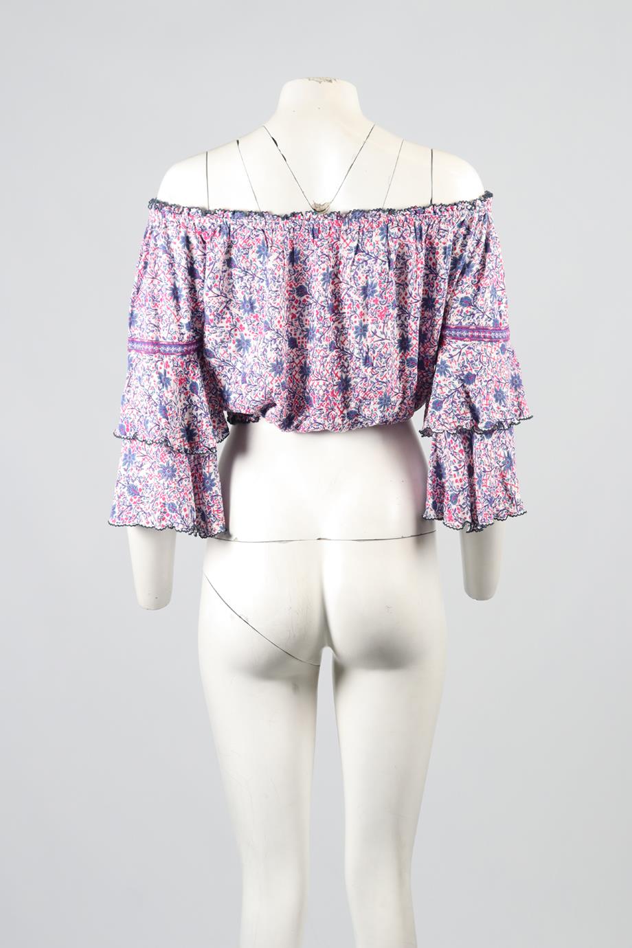 POUPETTE ST BARTH CROPPED VOILE TOP SMALL - Image 4