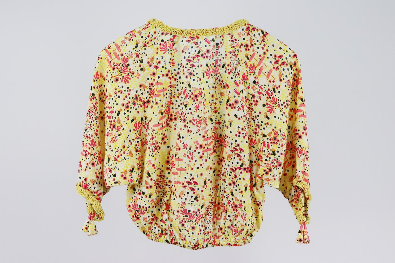 POUPETTE ST BARTH KIDS GIRLS PRINTED TOP AND SHORTS SET 7-8 YEARS - Image 7
