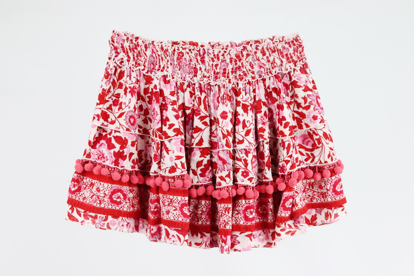 POUPETTE ST BARTH KIDS GIRLS PRINTED TOP AND SKIRT SET 7-8 YEARS - Image 5