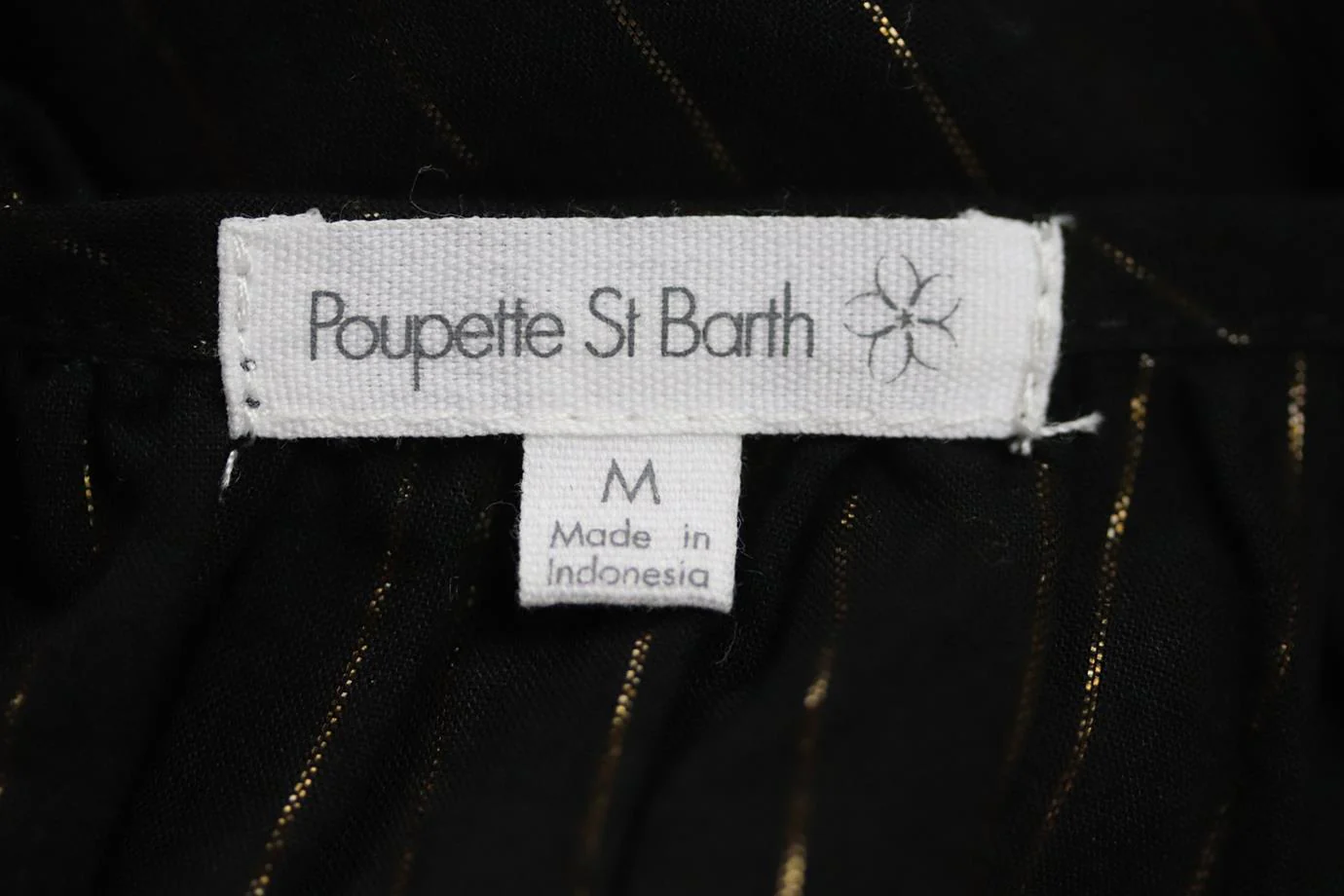 POUPETTE ST BARTH STRIPED COTTON TOP MEDIUM - Image 5