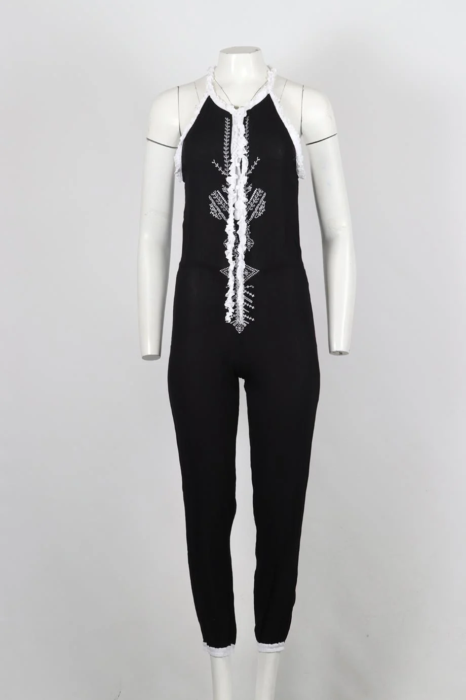 POUPETTE ST BARTH VOILE JUMPSUIT UK 8 - Image 2