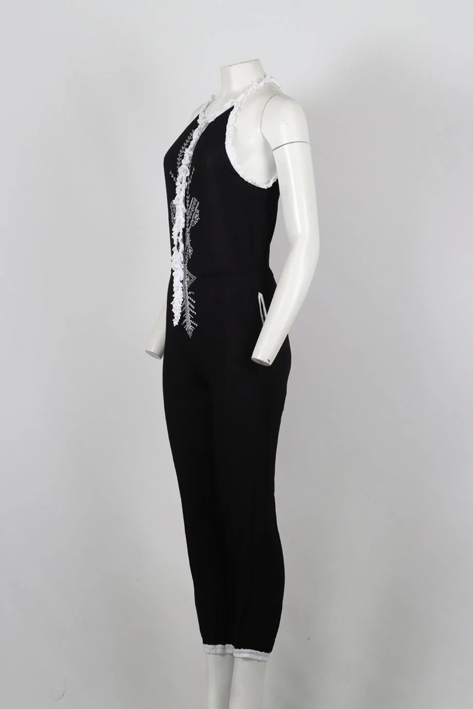POUPETTE ST BARTH VOILE JUMPSUIT UK 8 - Image 3