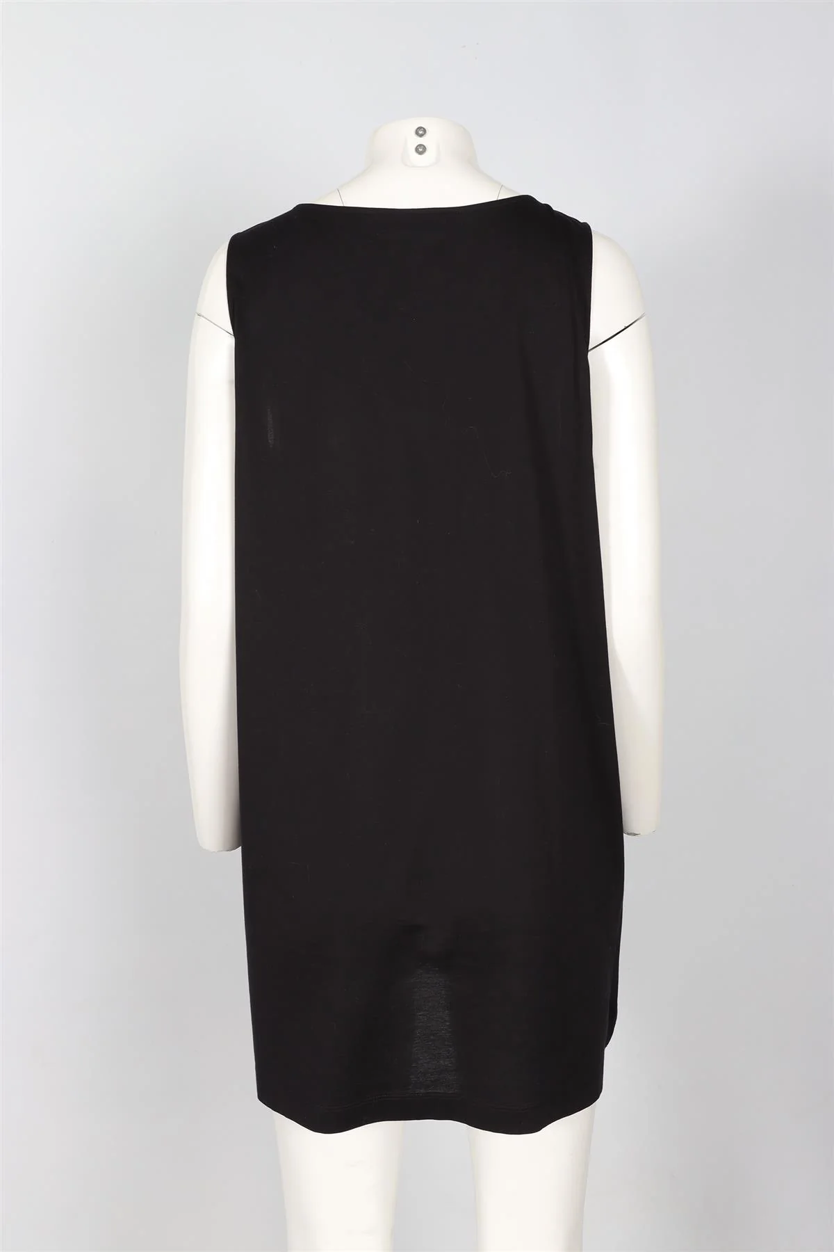 PRADA BLACK 2021 NYLON MINI DRESS SMALL - Image 4