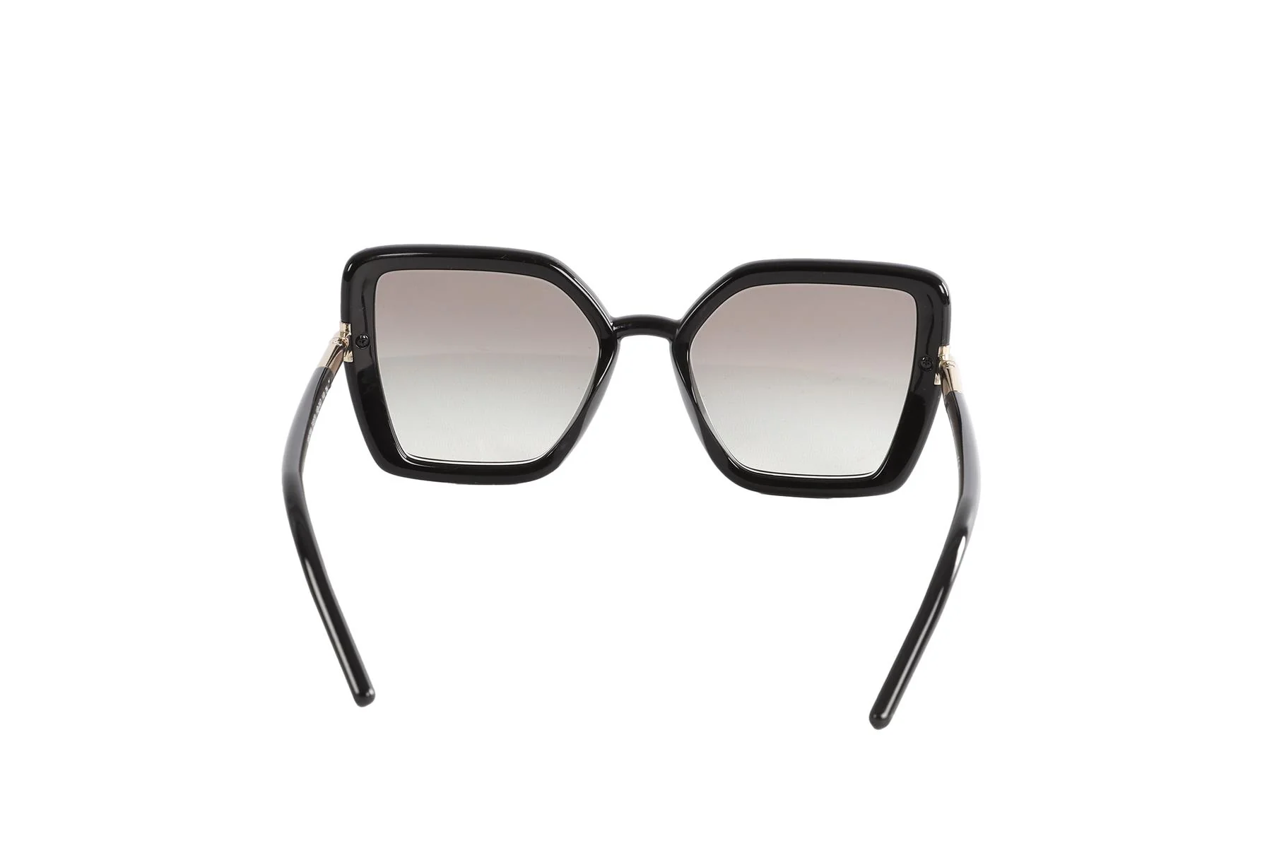 PRADA BLACK CAT EYE ACETATE SUNGLASSES - Image 5
