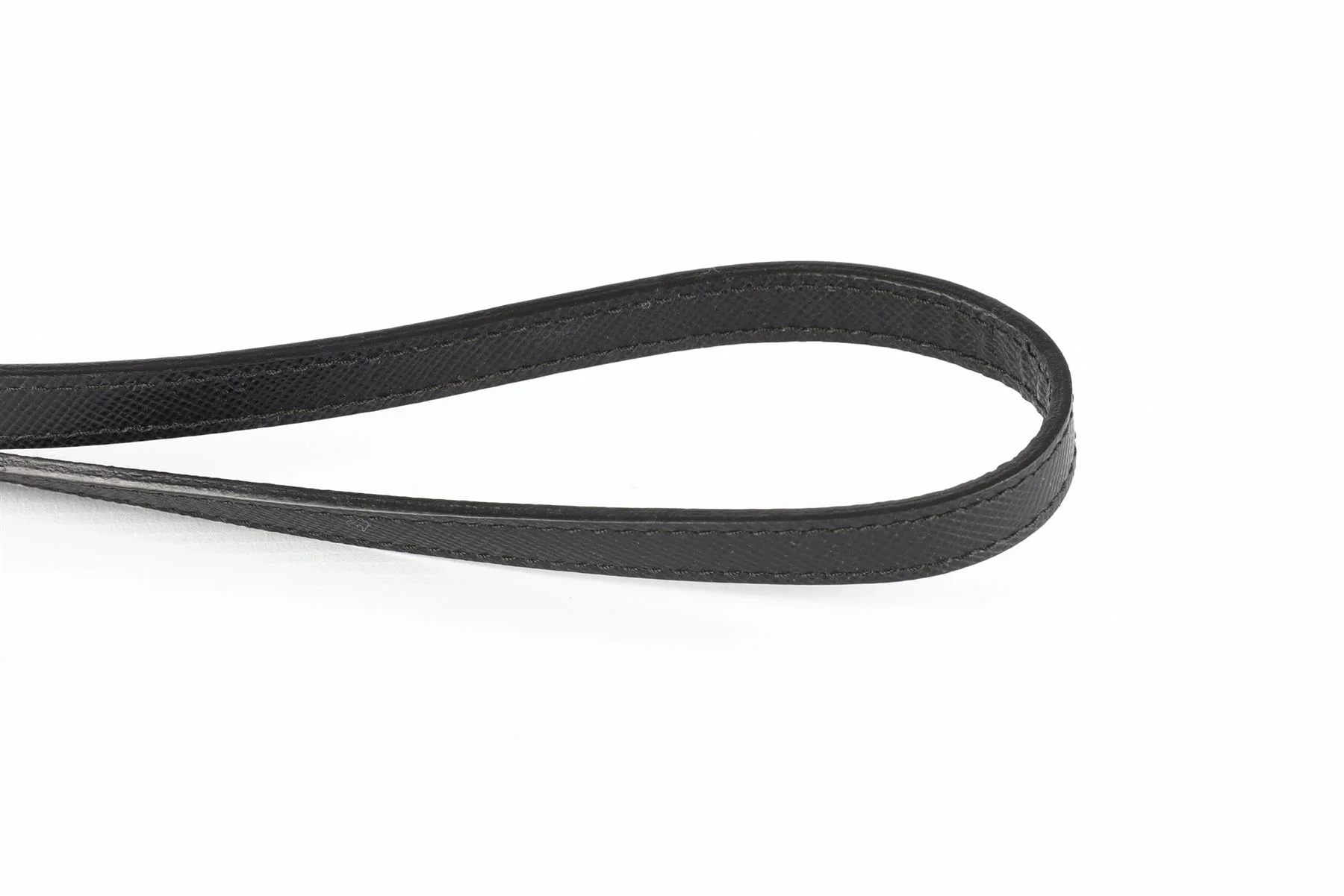 PRADA BLACK SAFFIANO LEATHER KEY HOLDER - Image 6