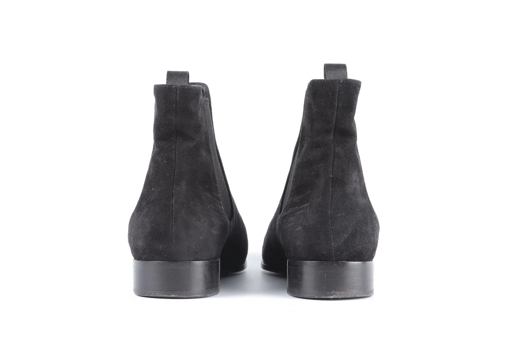 PRADA BLACK SUEDE ANKLE BOOTS EU 38 UK 5 US 8 - Image 5