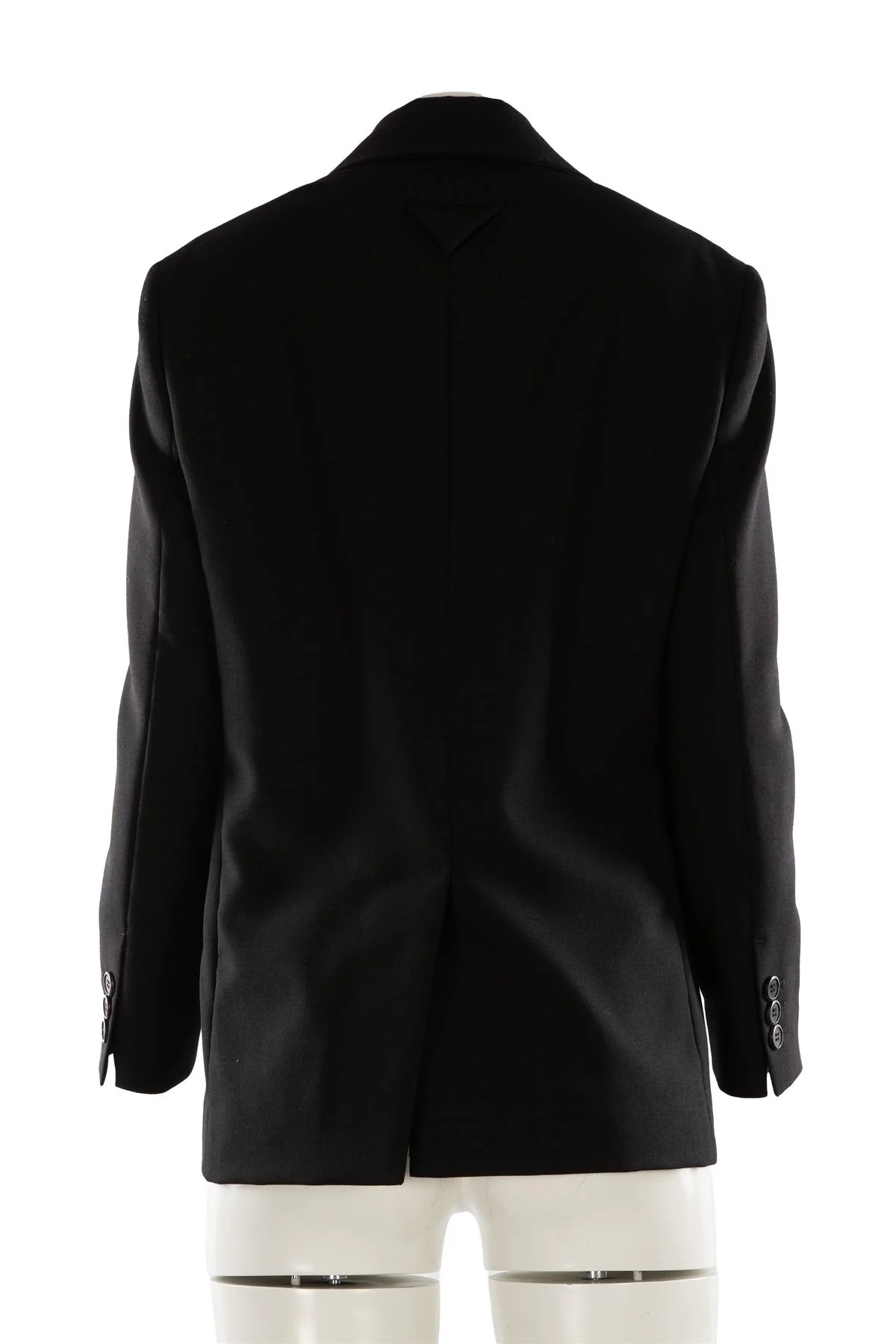 PRADA BLACK WOOL BLAZER IT 38 UK 6 - Image 4