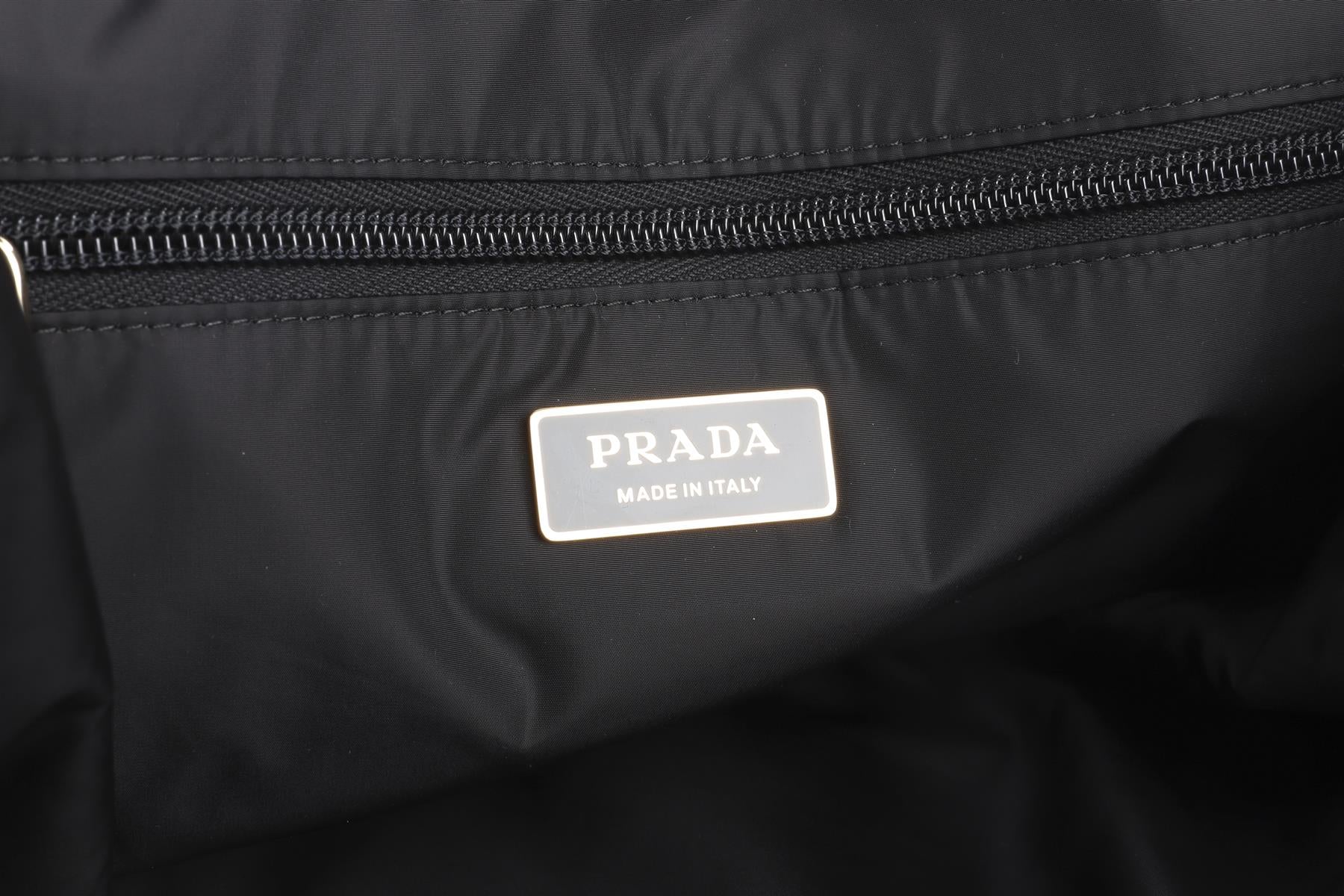 PRADA BLUE SURF NYLON TOTE BAG - Image 9