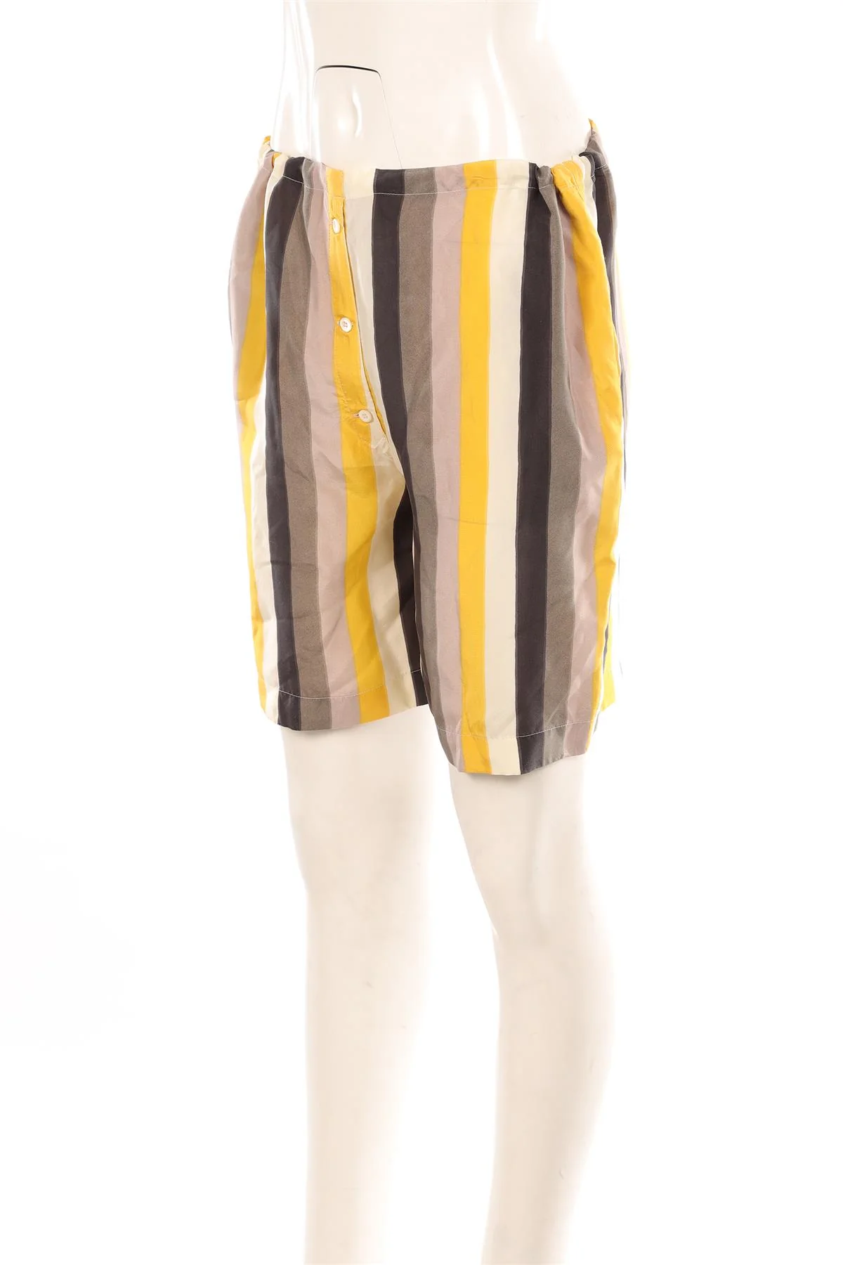 PRADA MULTI SILK SHORTS IT 40 UK 8 - Image 2