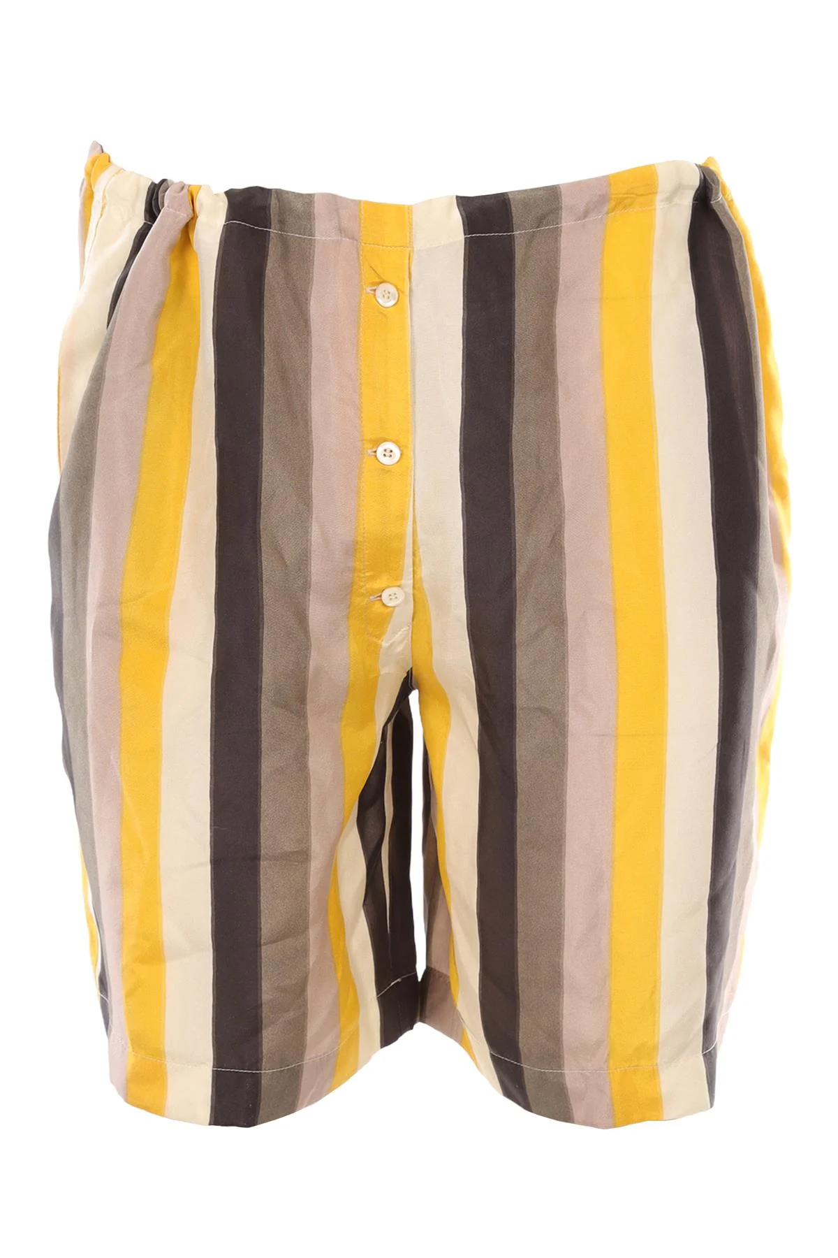 PRADA MULTI SILK SHORTS IT 40 UK 8 - Image 4