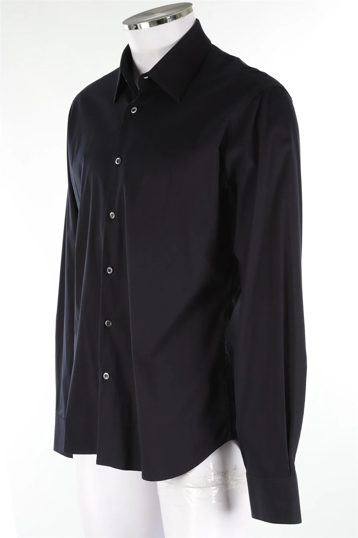 PRADA NAVY MEN'S COTTON SHIRT IT 41 - Image 3