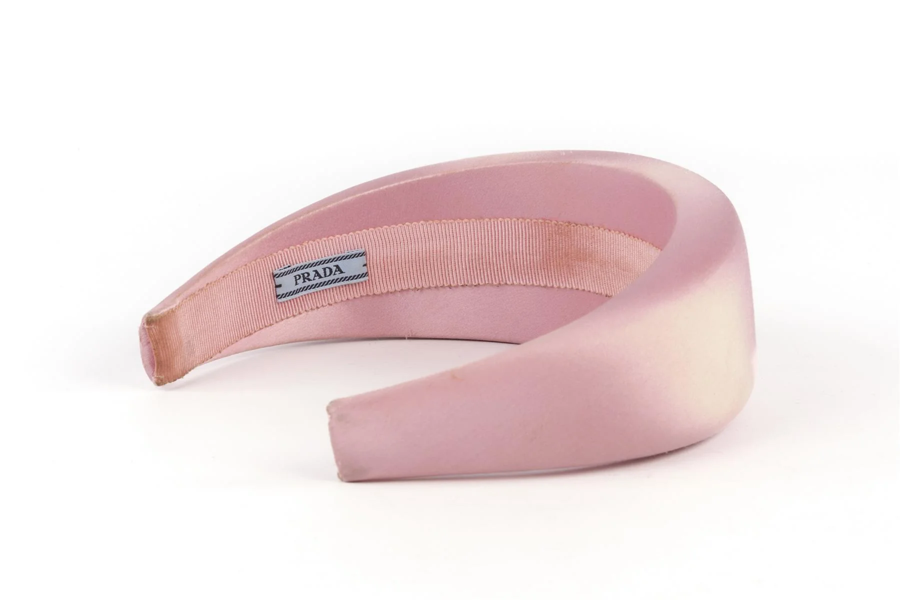 PRADA PINK SATIN HEADBAND - Image 3
