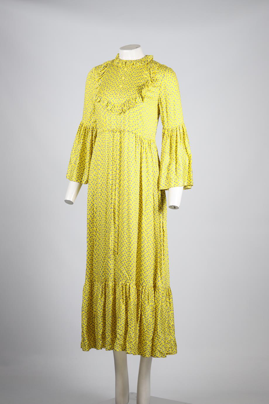 PREEN BY THORNTON BREGAZZI CREPE MAXI DRESS SMALL - Image 3