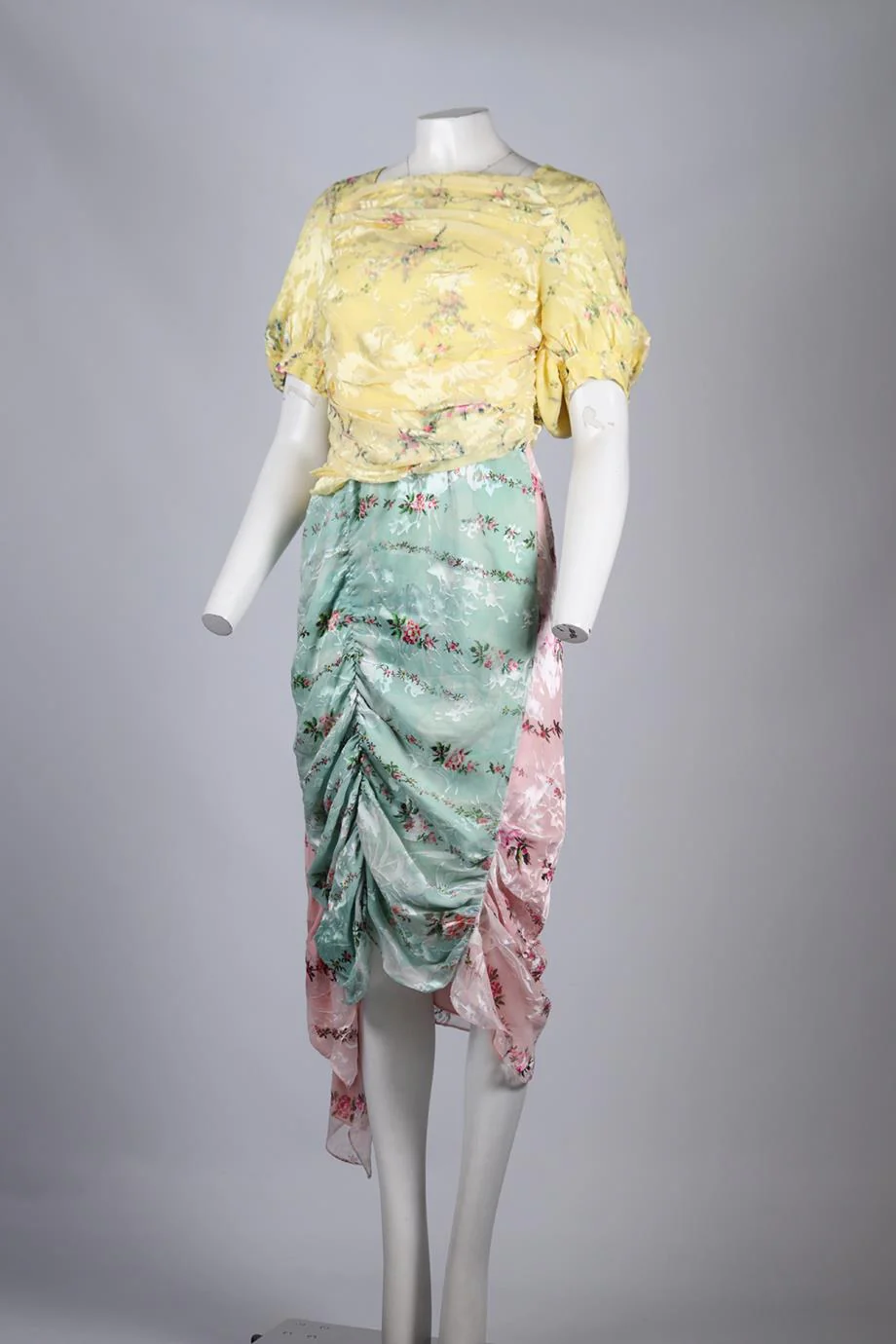 PREEN BY THORNTON BREGAZZI FLORAL PRINT SILK MIDI DRESS UK 10 - Image 3