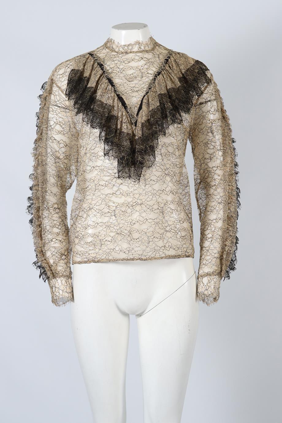 PREEN BY THORNTON BREGAZZI LACE TOP SMALL - Image 2