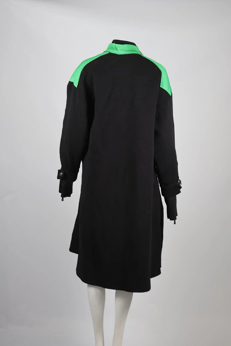 PREEN BY THORNTON BREGAZZI NEOPRENE AND WOOL BLEND COAT SMALL - Image 4