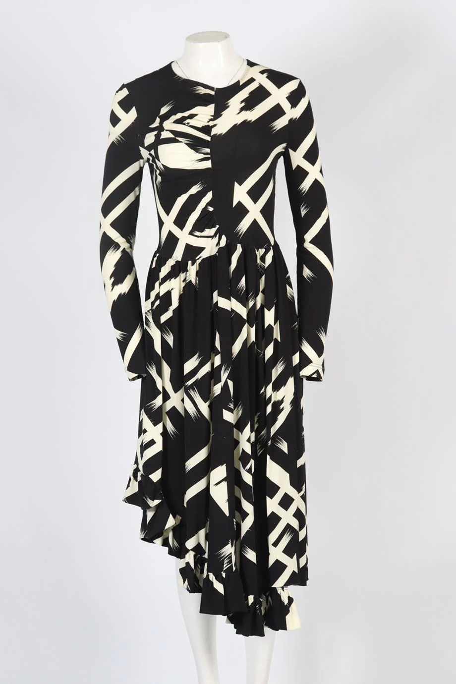 PREEN BY THORNTON BREGAZZI PRINTED JERSEY MAXI DRESS MEDIUM - Image 2