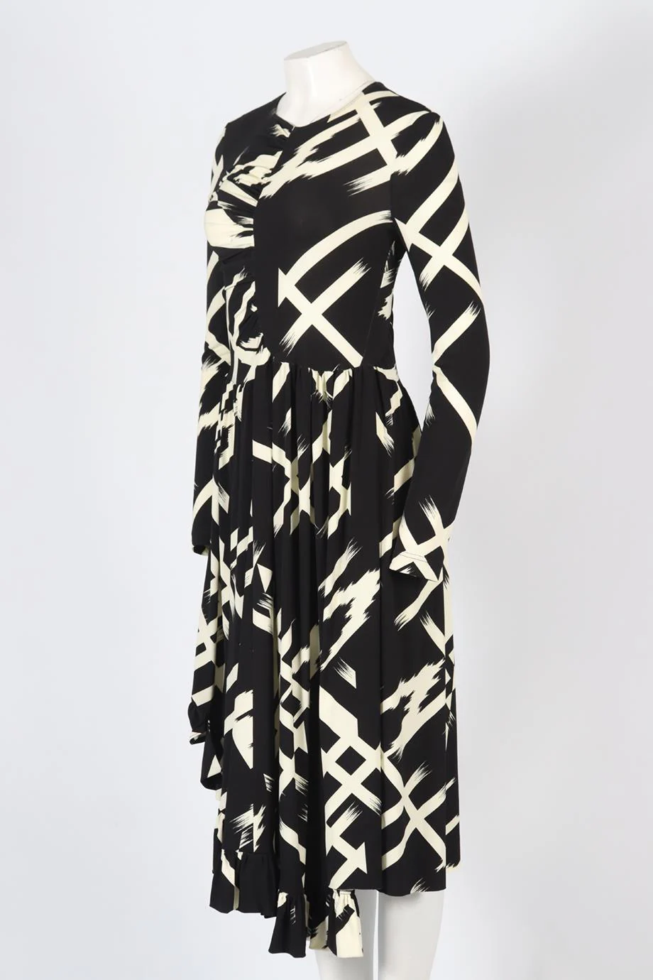 PREEN BY THORNTON BREGAZZI PRINTED JERSEY MAXI DRESS MEDIUM - Image 3