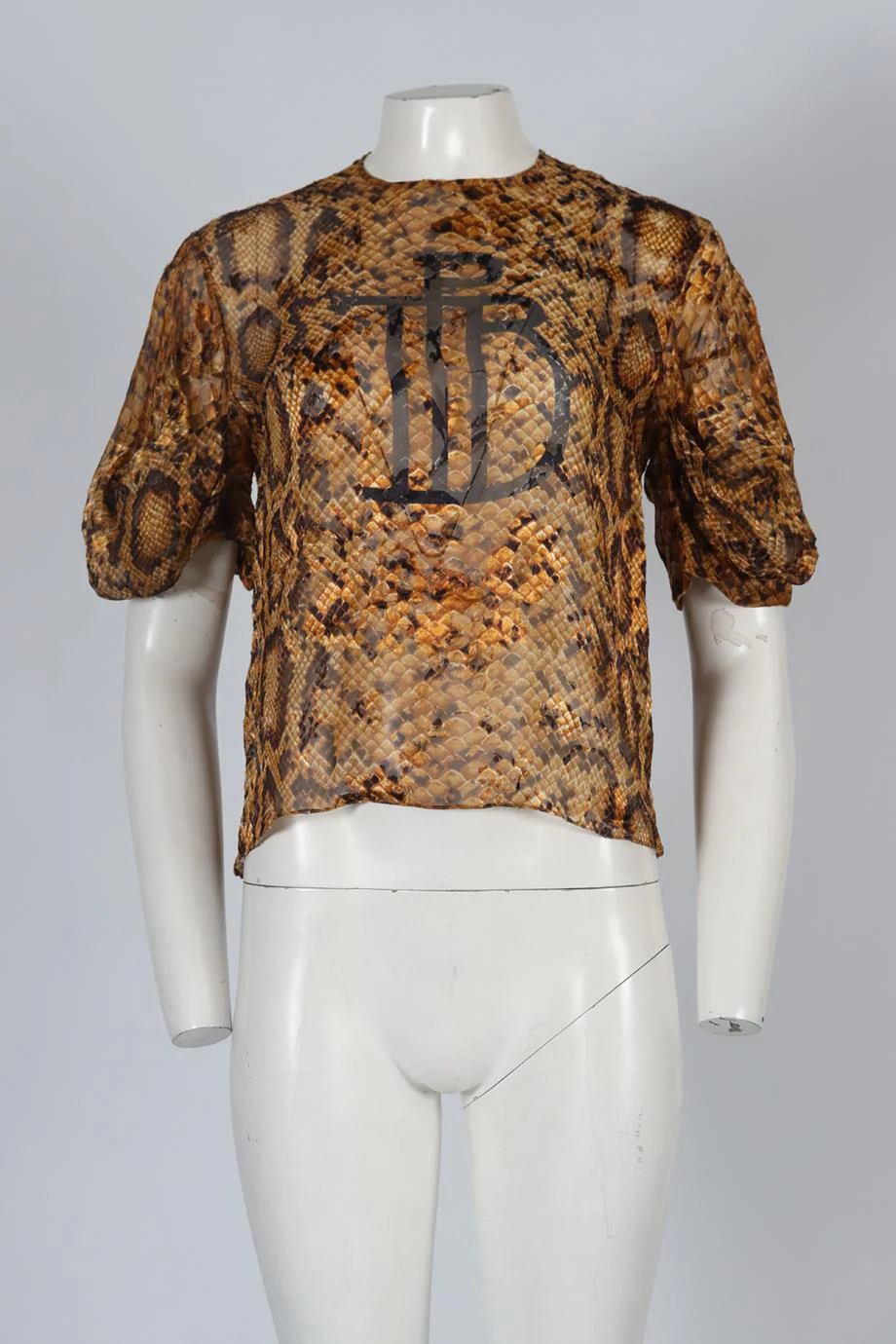 PREEN BY THORNTON BREGAZZI PRINTED SATIN TOP SMALL - Image 2