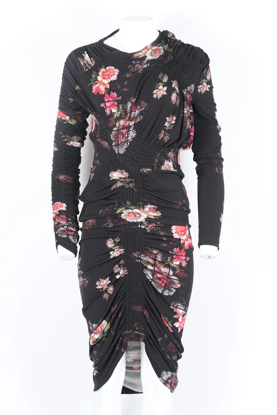 PREEN BY THORNTON BREGAZZI RENE FLORAL RUCHED DRESS MEDIUM - Image 2