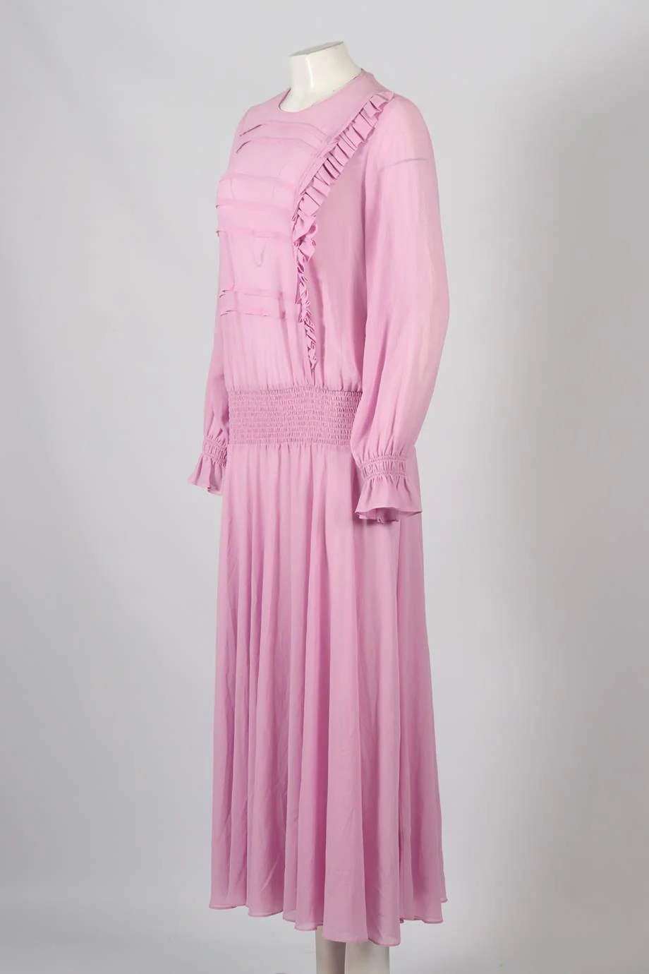 PREEN LINE BY THORNTON BREGAZZI CHIFFON MAXI DRESS SMALL - Image 3