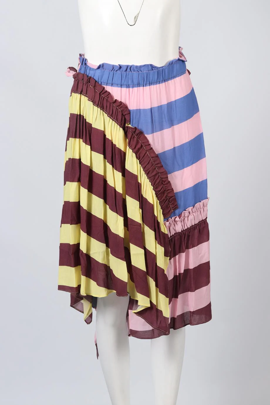 PREEN LINE BY THORNTON BREGAZZI CREPE MIDI SKIRT MEDIUM - Image 2